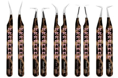 PINCH PERFECT- Fiber Tip Tweezers (Pink Cheetah Collection)